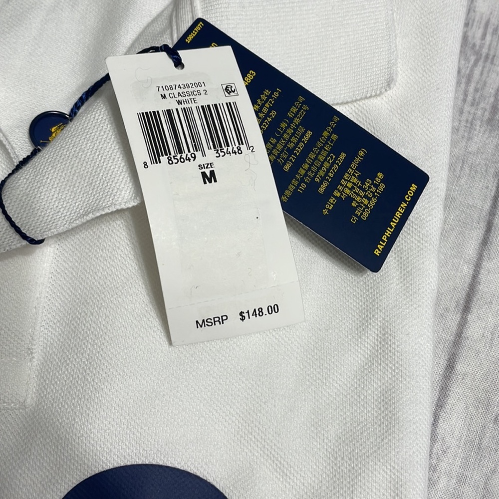 NWT Polo Ralph Lauren Classic Fit Mesh Graphic Shirt - Picture 9 of 9
